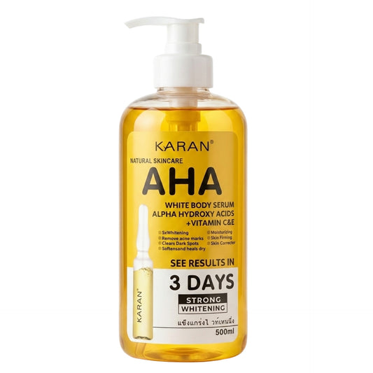 Karan Natural Skincare AHA White Body Serum 3 Days 500ml