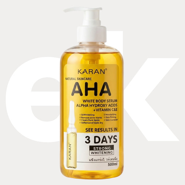 Karan Natural Skincare AHA White Body Serum 3 Days 500ml