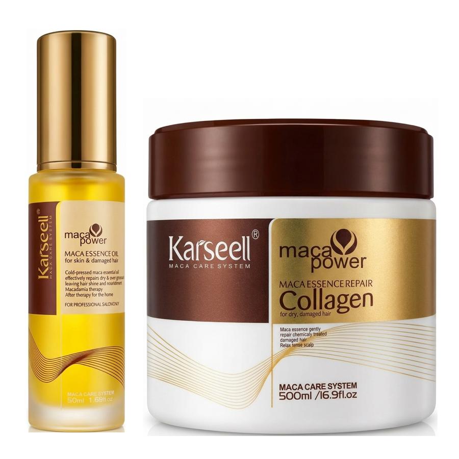 Karseell Maca Power Essence Repair Hair Mask and Serum Duo