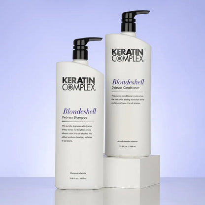 Keratin Complex Blondeshell Debrass Shampoo and Conditioner 1000ml