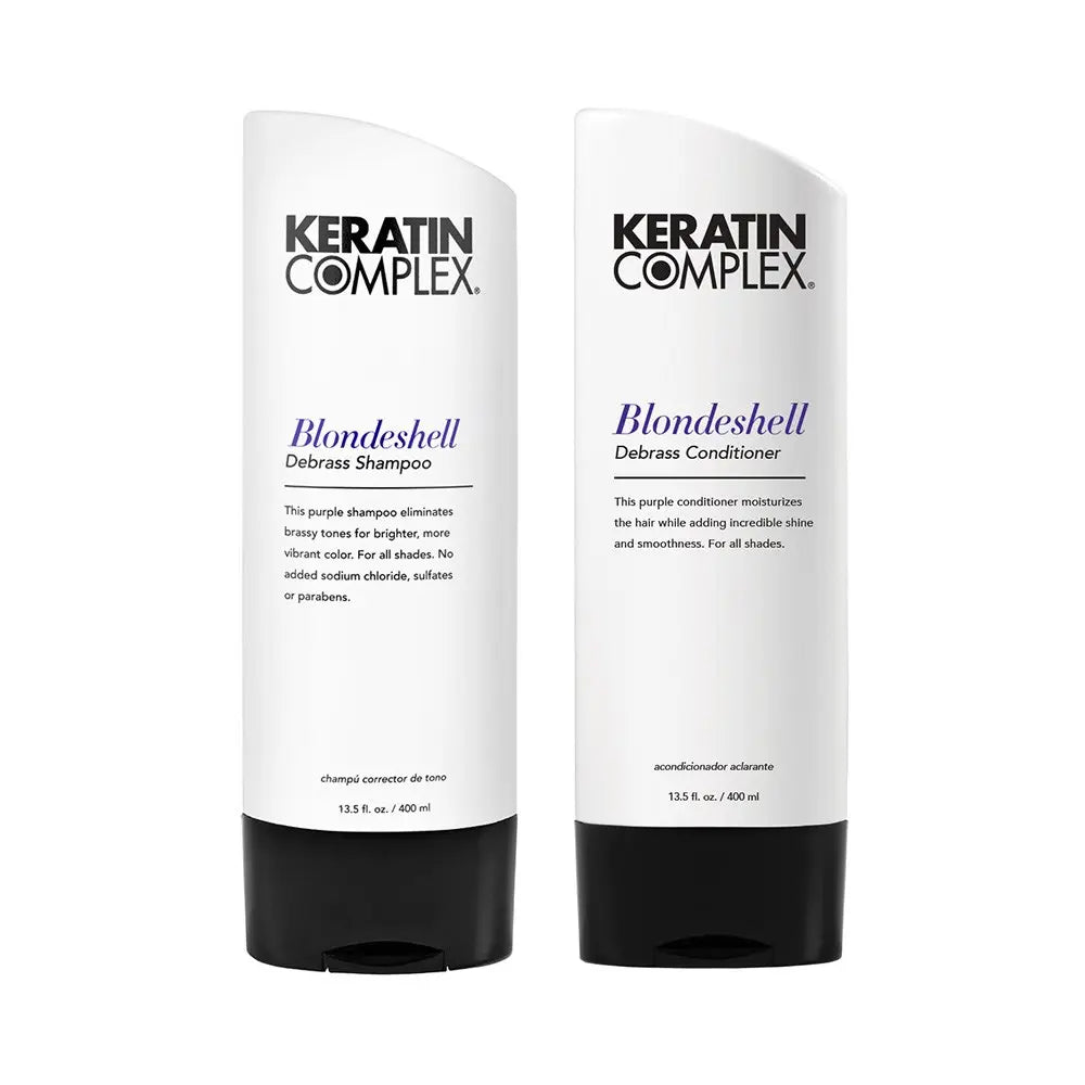 Keratin Complex Blondeshell Debrass Shampoo and Conditioner 400ml