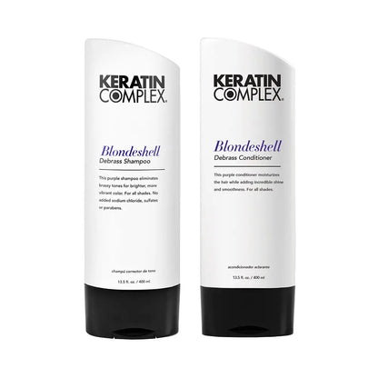Keratin Complex Blondeshell Debrass Shampoo and Conditioner 400ml