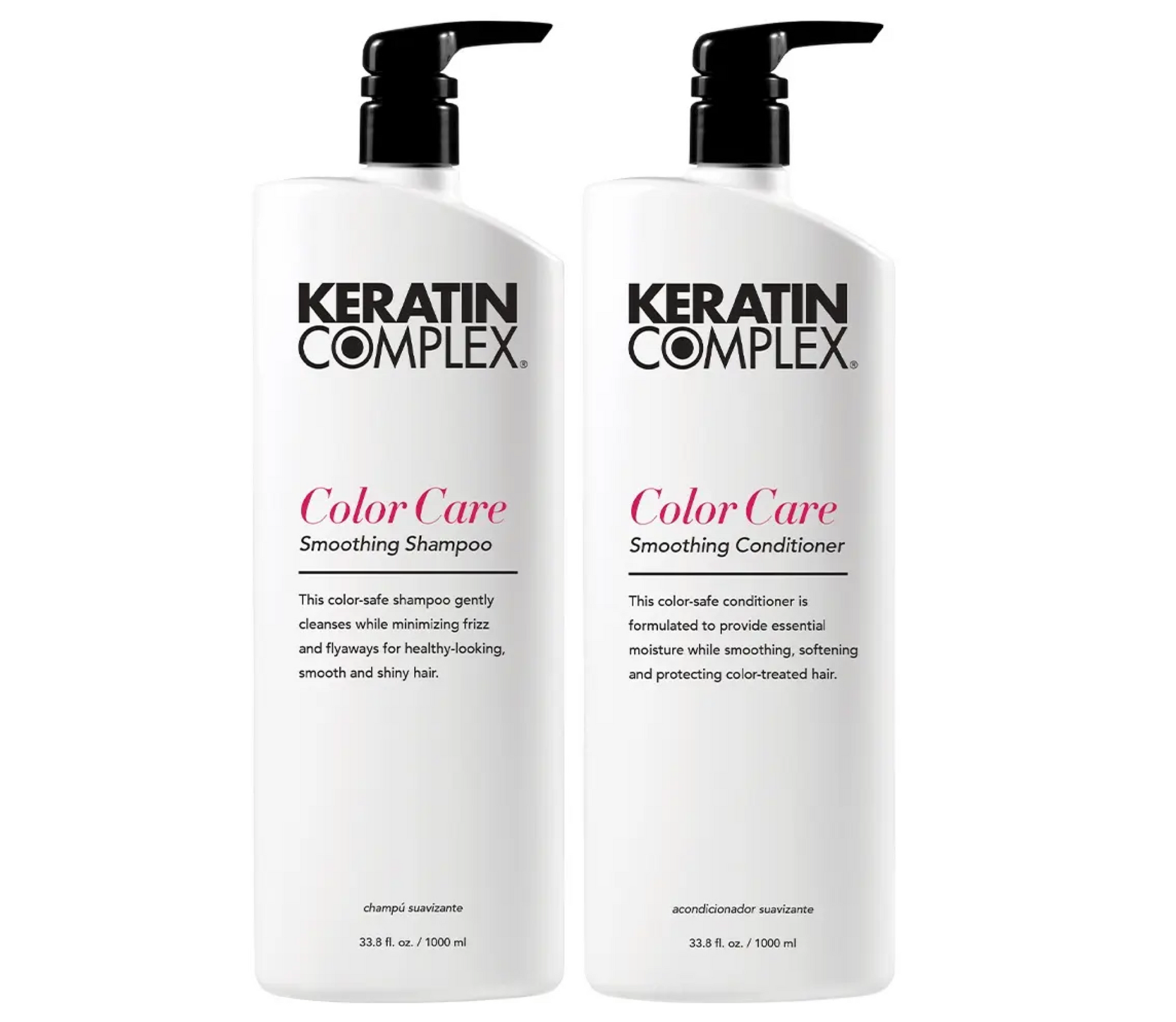 Keratin Complex Color Care Smoothing Shampoo and Conditioner 1000ml