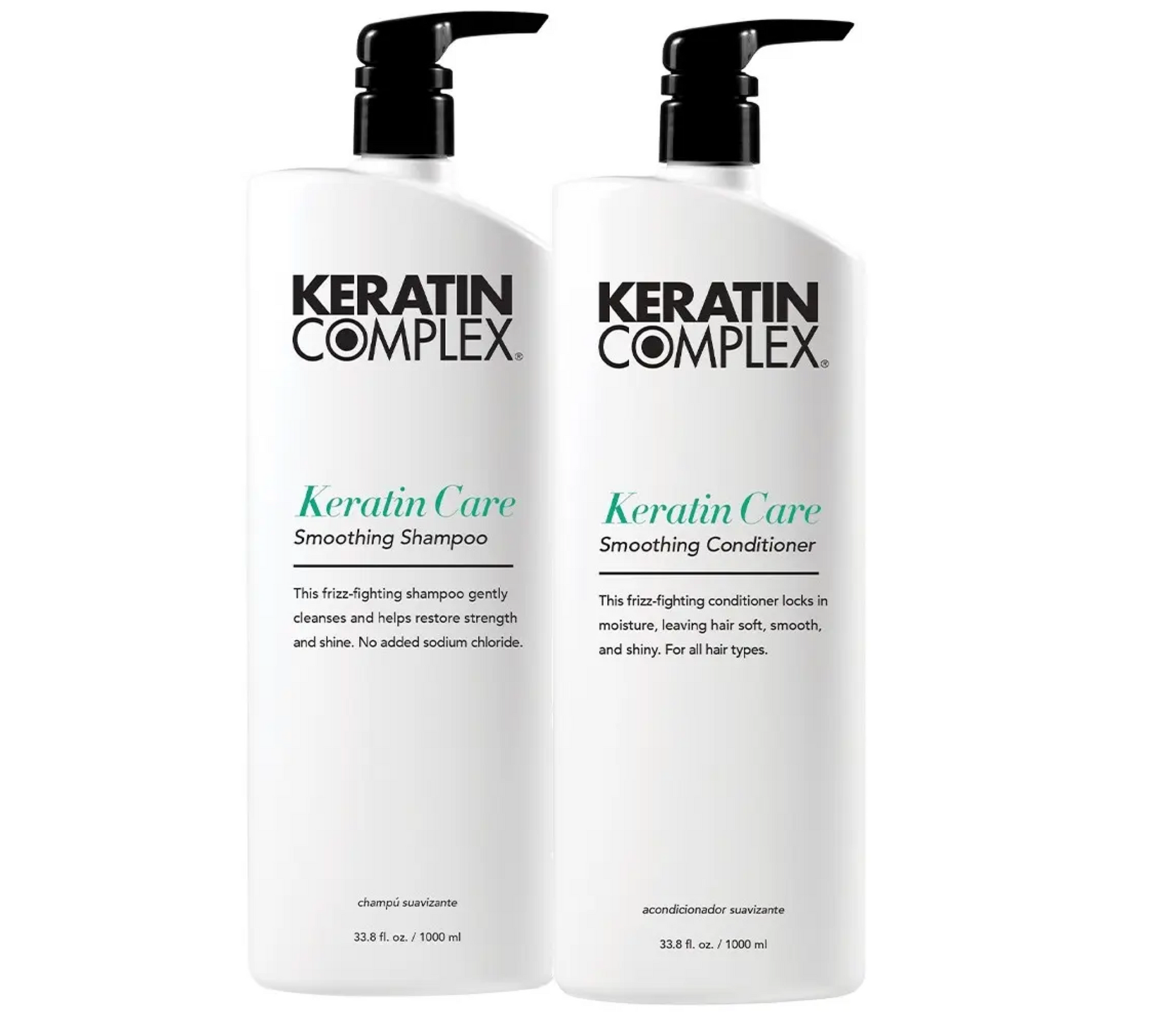 Keratin Complex Keratin Care Smoothing Shampoo and Conditioner 1000ml