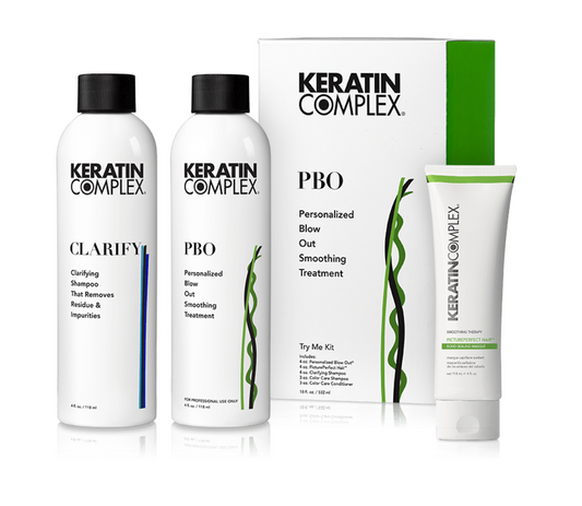 Keratin Complex Personalised Blow Out Smoothing Treatment Try Me Kit