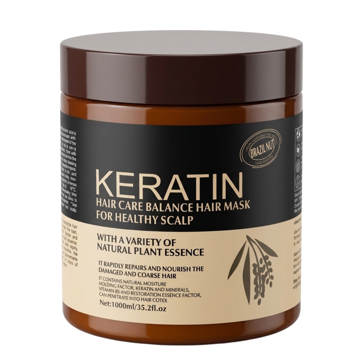 Keratin Hair Care Balance Brazil Nut Mask 1000ml
