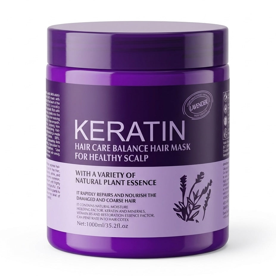 Keratin Hair Care Balance Lavender Mask 1000ml