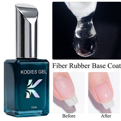 Kodies Cracked Nail Repair Super Fiber Rubber Base Gel Coat 15ml