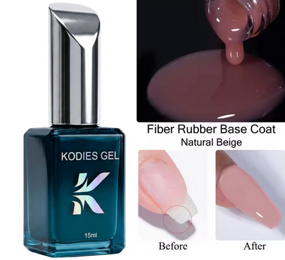 Kodies Cracked Nail Repair Super Fiber Rubber Base Gel Coat 15ml