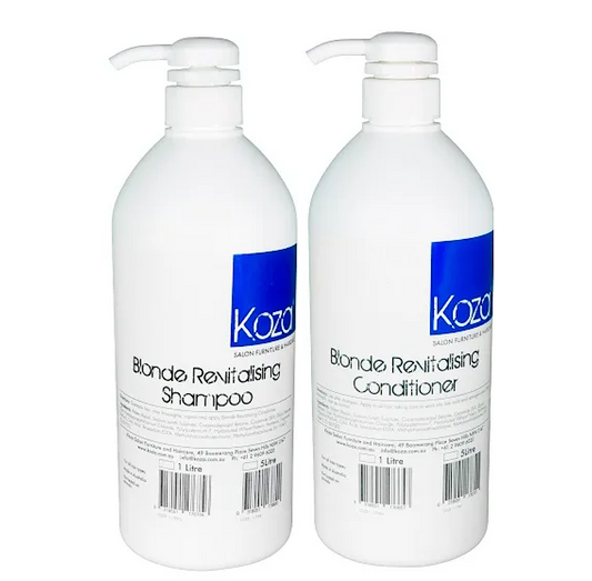 Koza Blonde Revitalising Shampoo and Conditioner 1000ml