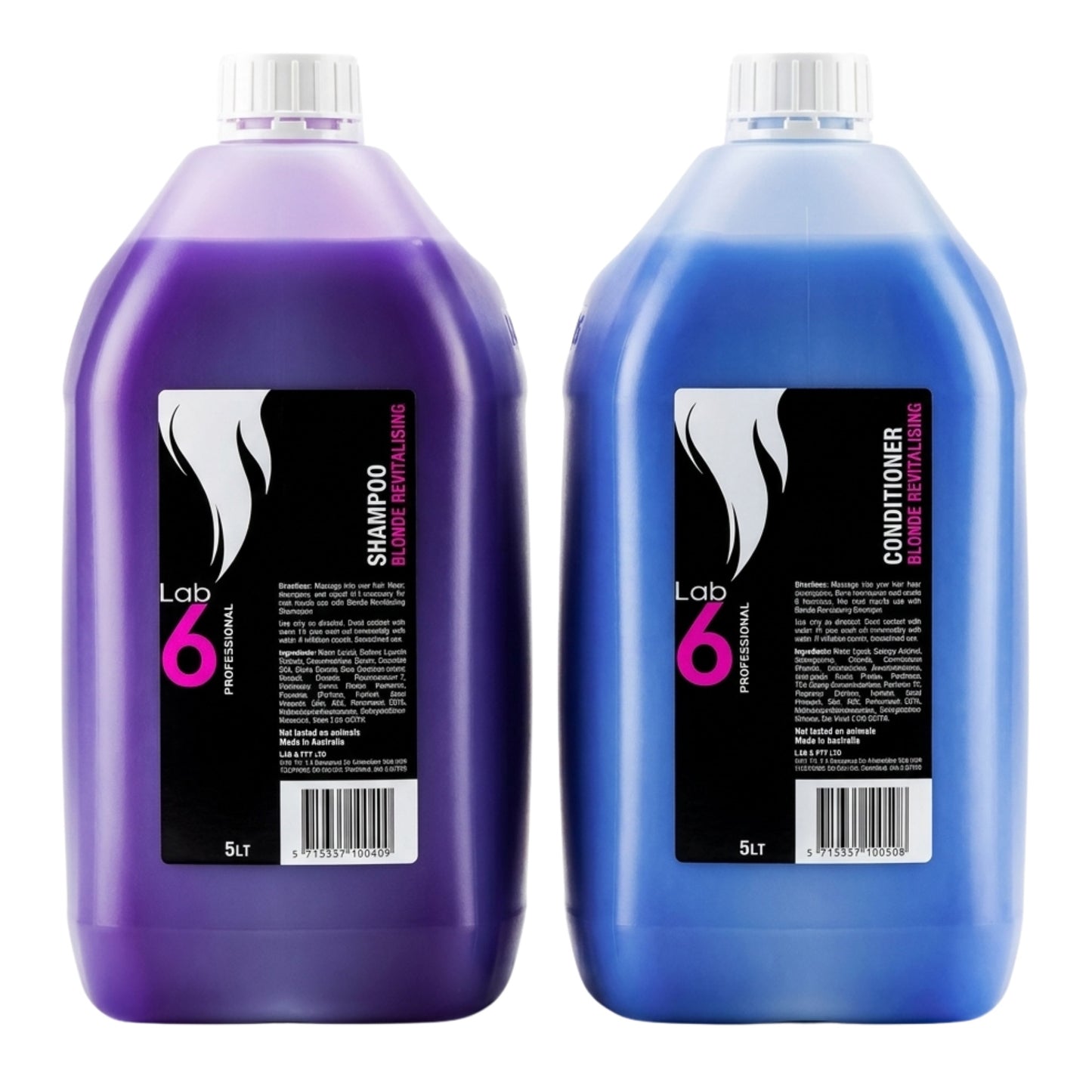 Lab 6 Blonde Revitalising Shampoo and Conditioner 5L