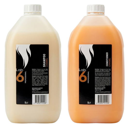 Lab 6 Caramel Shampoo and Conditioner 5L