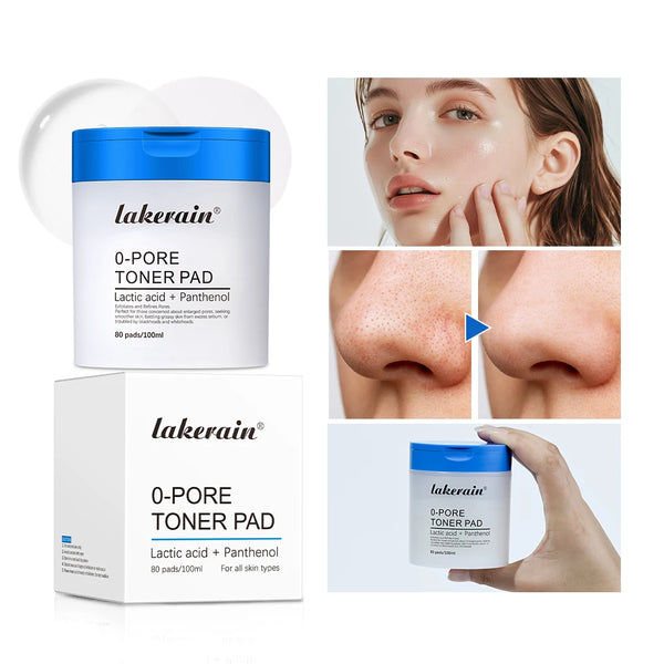 Lakerain Pore Toner Exfoliating Pad Korean Beauty 80 Pads