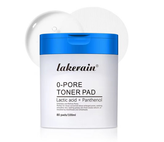 Lakerain Pore Toner Exfoliating Pad Korean Beauty 80 Pads