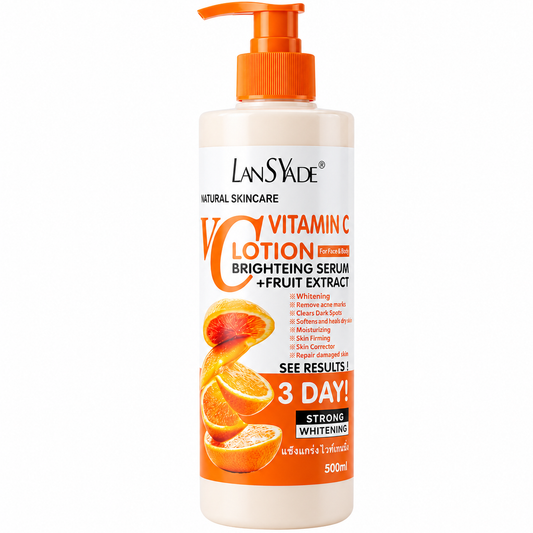 Lansyade Skincare Vitamin C Lotion Brightening Serum 3 Days 500ml