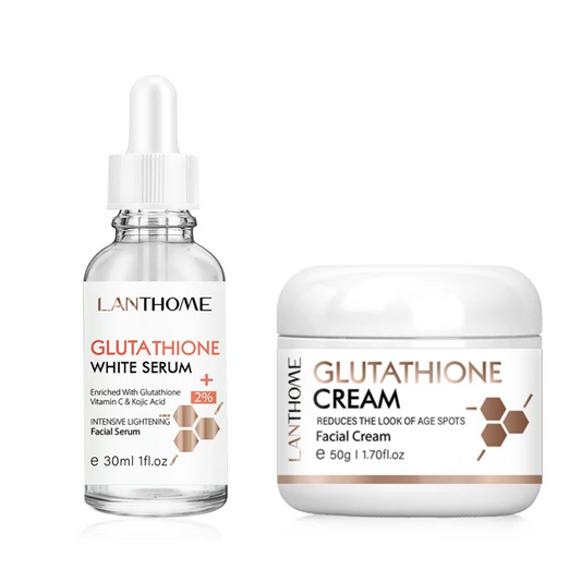 Lanthome Glutathione White Facial Serum and Cream Duo