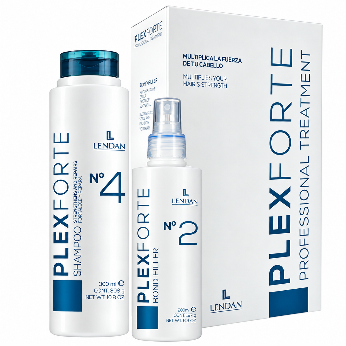 Lendan Plex Forte Home Care Shampoo and Bonder Filler Kit (2pc)