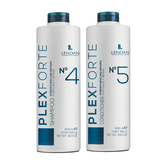 Lendan Plex Forte No 4 Strengthening Shampoo and No 5 Conditioner 1000ml