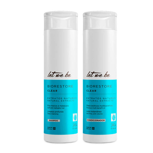 Let Me Be Biorestore Clear Natural Extracts Shampoo and Conditioner 240ml