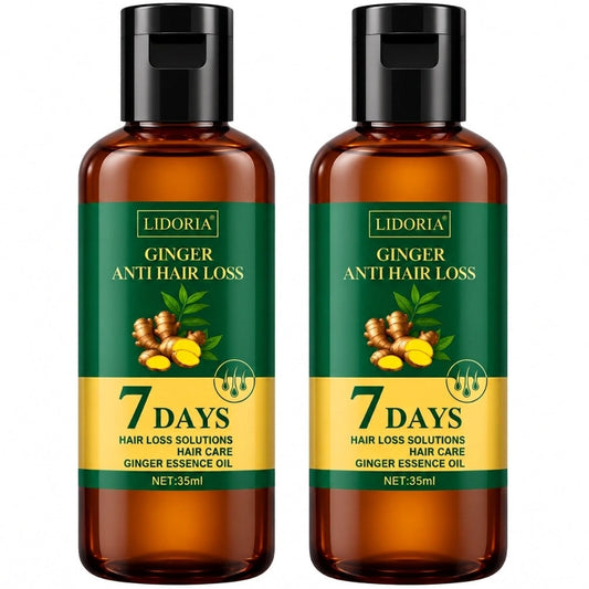 Lidoria Ginger Anti Hair Loss 7 Days Oil 35ml (2pc)