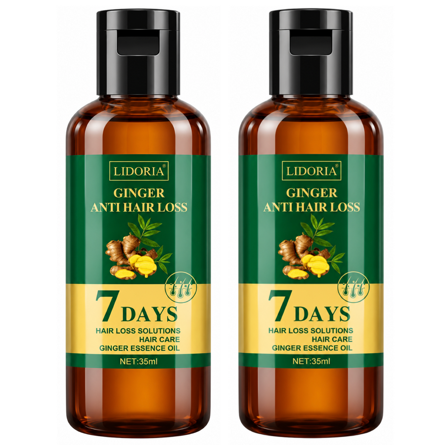 Lidoria Ginger Anti Hair Loss 7 Days Oil 35ml (2pc)