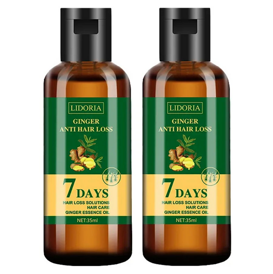 Lidoria Ginger Anti Hair Loss 7 Days Oil 35ml (2pc)