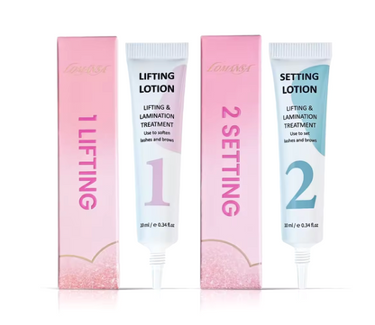 Lomansa Lash Lift and Brow Lamination Perm Fixation Kit (2pc)
