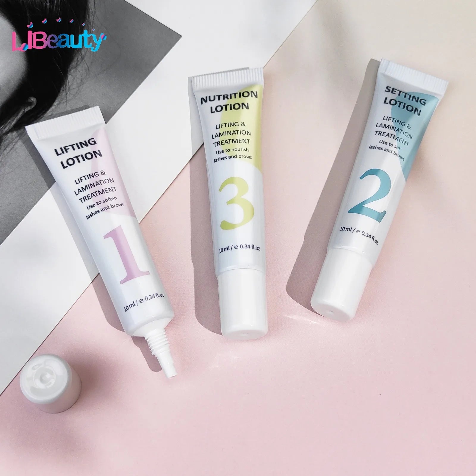 Lomansa Lash Lift and Brow Lamination Perm Fixation Kit (3pc)