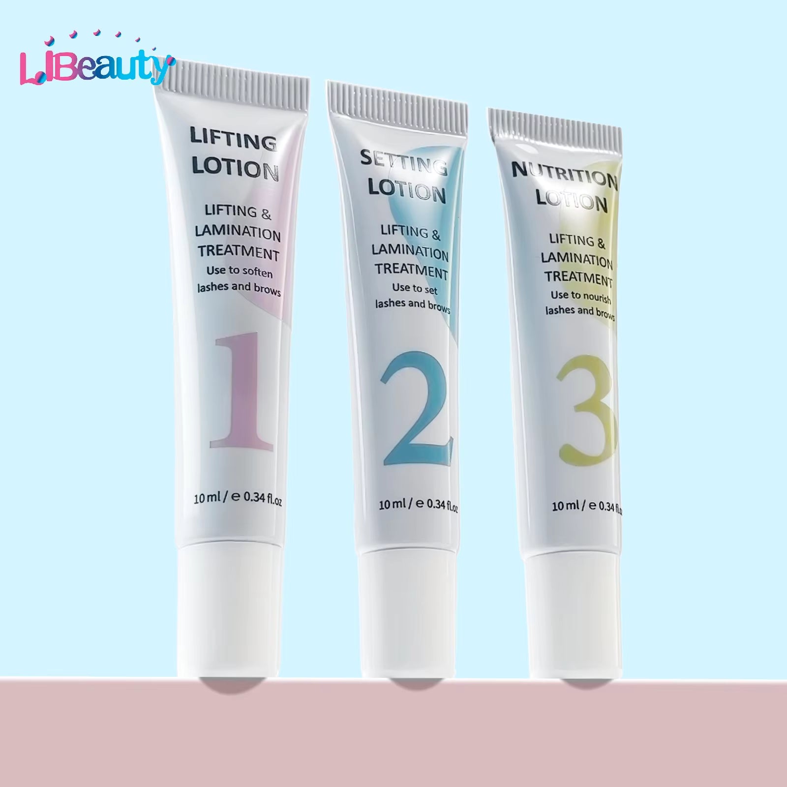 Lomansa Lash Lift and Brow Lamination Perm Fixation Kit (3pc)