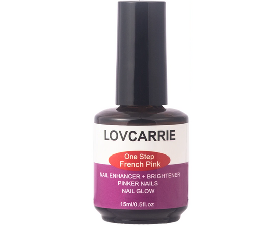 Lovcarrie One Step French Pinker Nail Glow 15ml