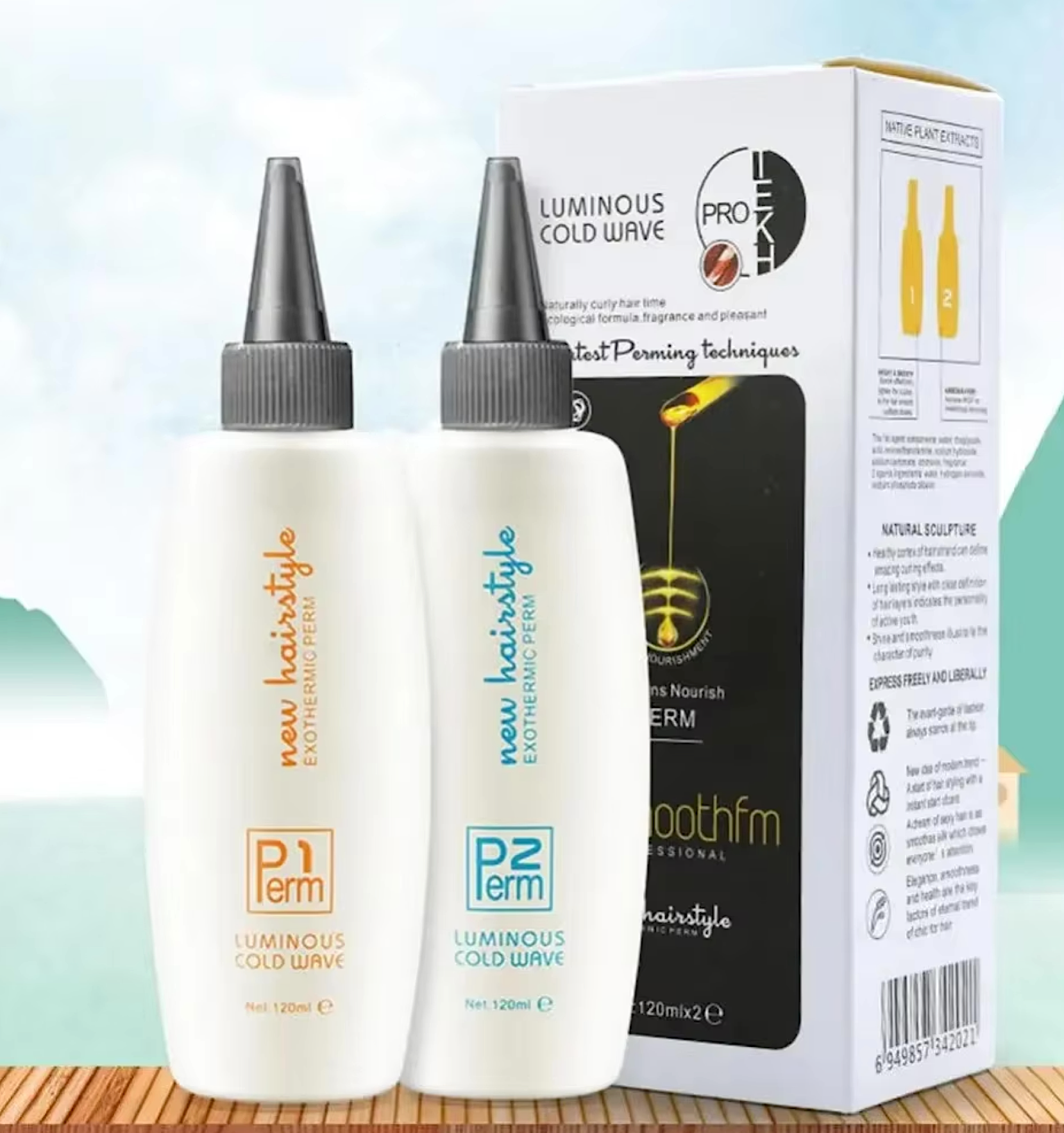 Luminous Cold Wave Perm Solution Kit 120ml Everything Keratin luminous-cold-wave-perm-solution-kit-120ml-everything-keratin