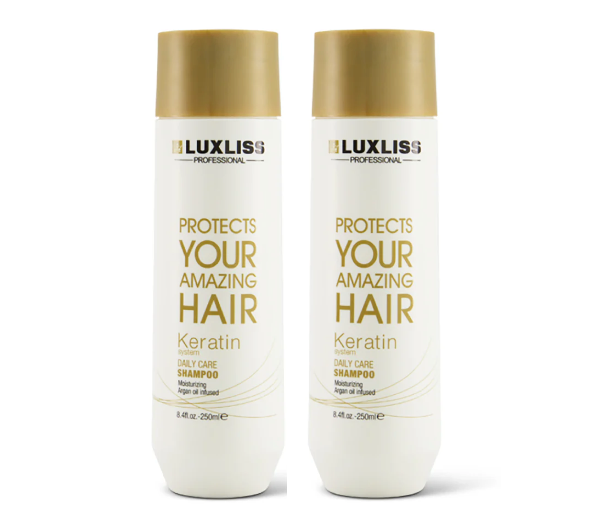 Luxliss Keratin Daily Care Shampoo 250ml - Non-Toxic Beauty - Foto 2