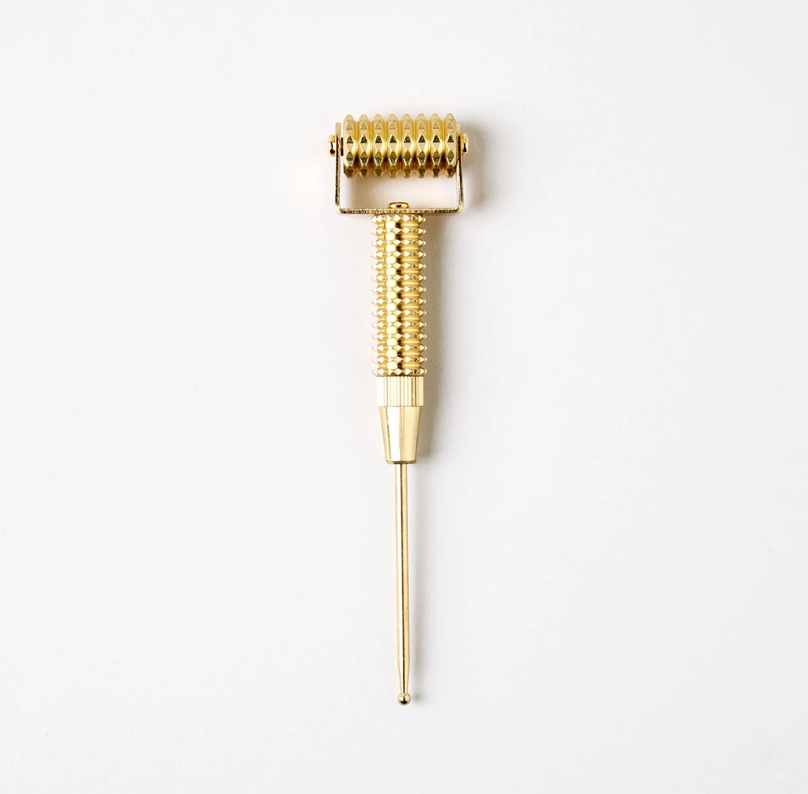 Luxury Golden Roller Collagen Facial Roller Acupressure Made of Copper