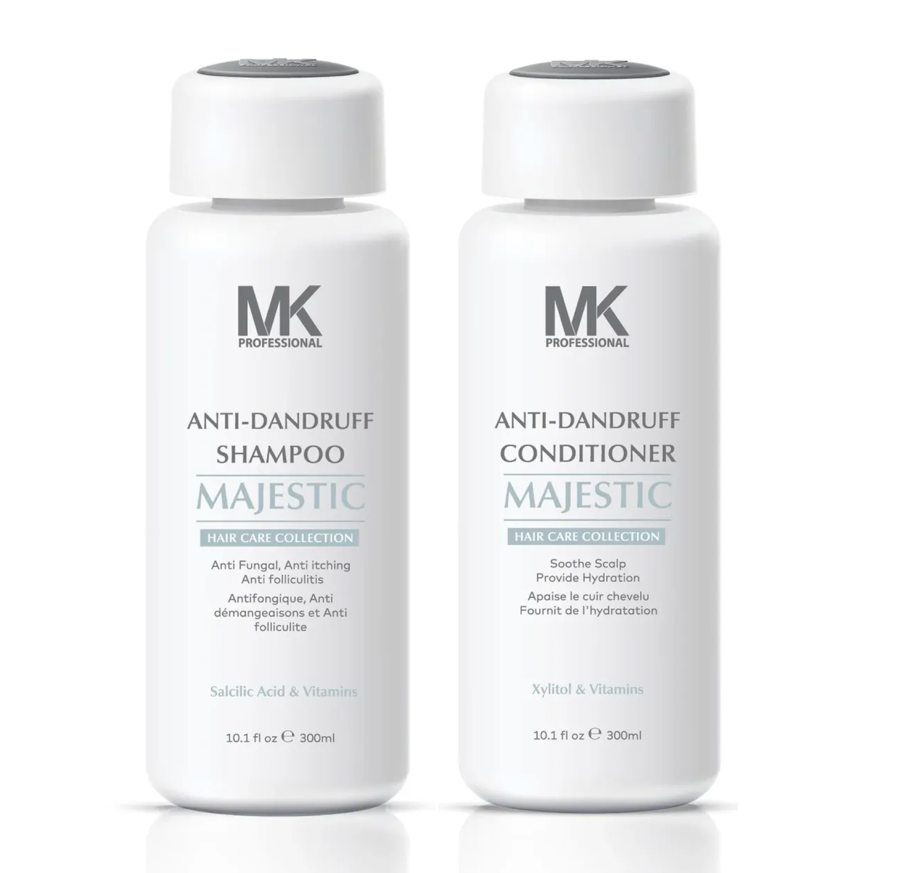 MK Professional Majestic Anti Dandruff Shampoo and Conditioner 300ml