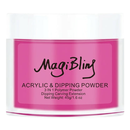 Magibling Acrylic & Dipping Powder Dark Rose 15g