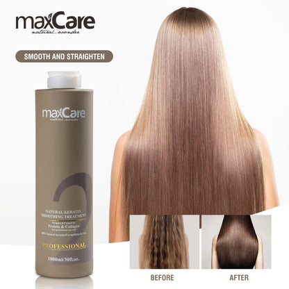 Maxcare Brazilian Natural Keratin Smoothing Treatment 1000ml