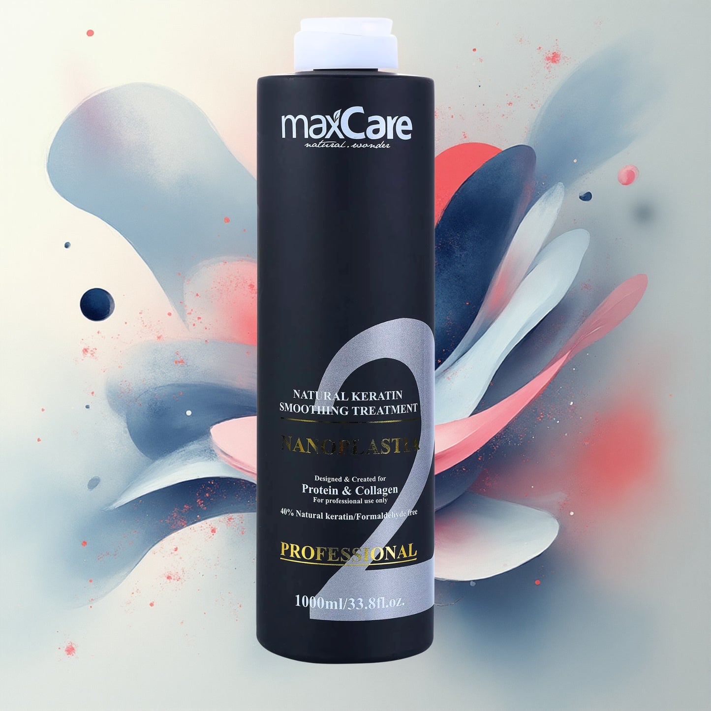 Maxcare Nanoplasty Natural Keratin Smoothing Treatment 1000ml