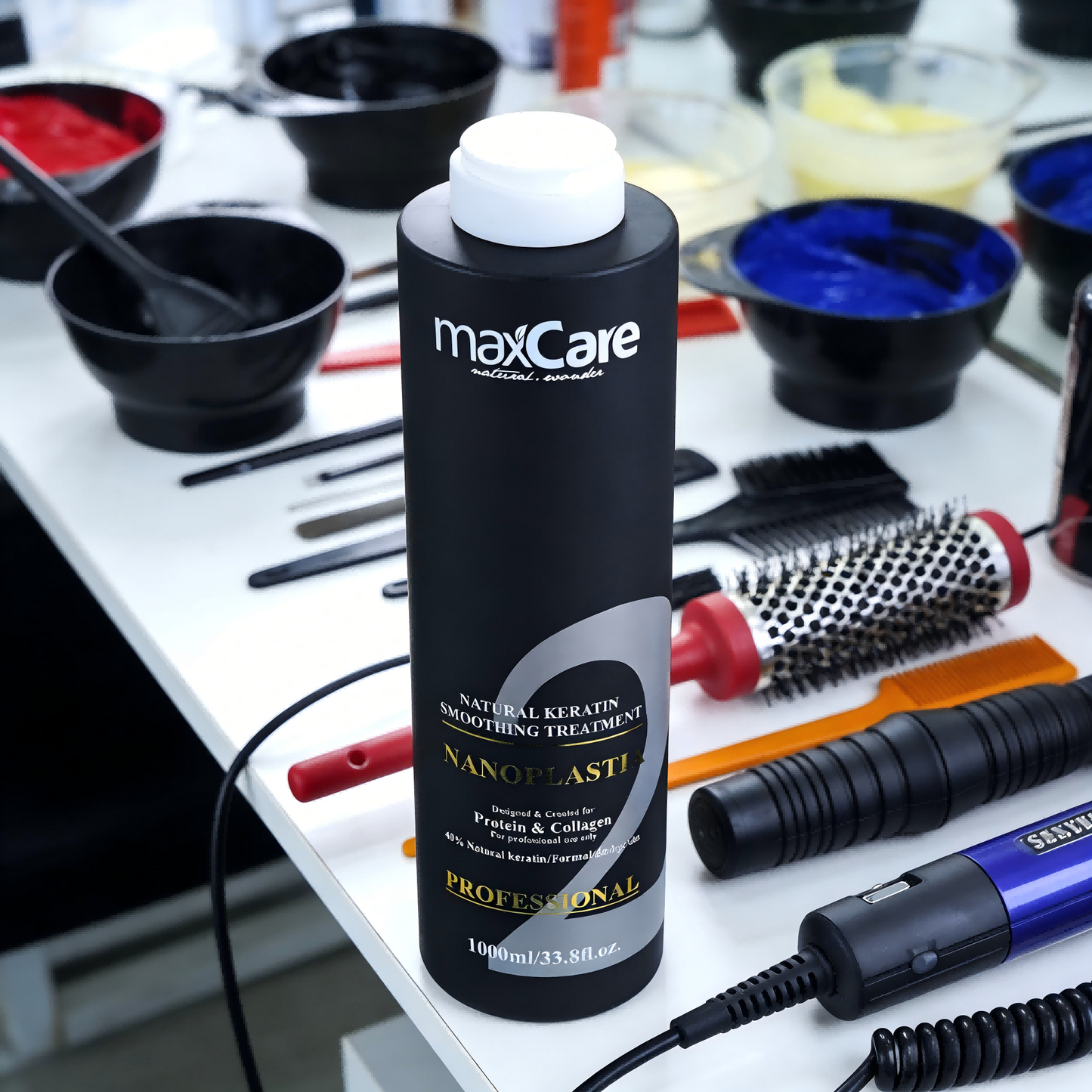 Maxcare Nanoplasty Natural Keratin Smoothing Treatment 1000ml