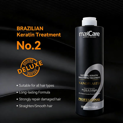 Maxcare Nanoplasty Natural Keratin Smoothing Treatment 1000ml
