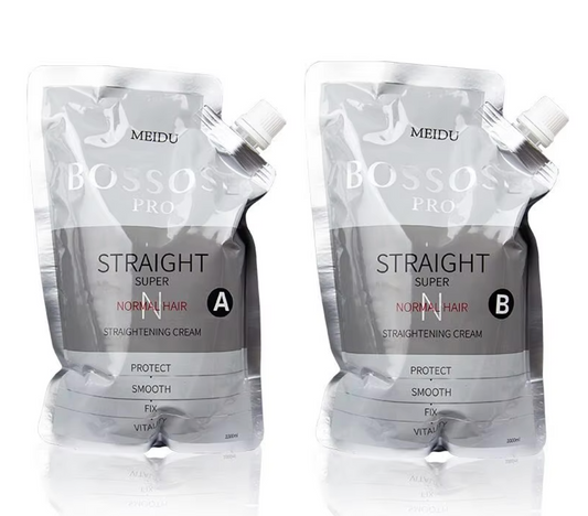 Meidu Bossose Pro Super Hair Straightening Cream 1000ml Duo