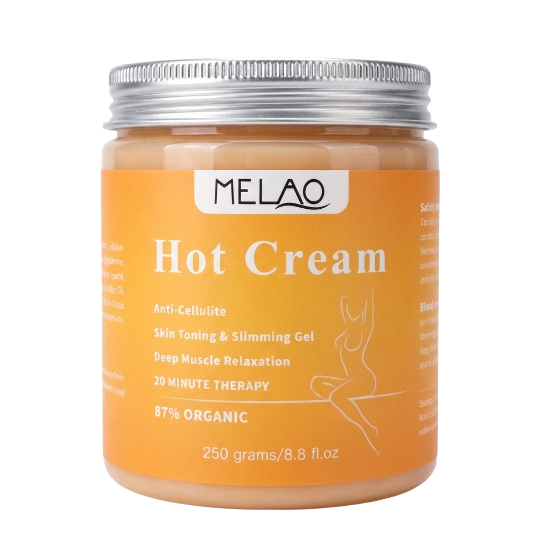 Melao Anti Cellulite and Toning Hot Cream 250g