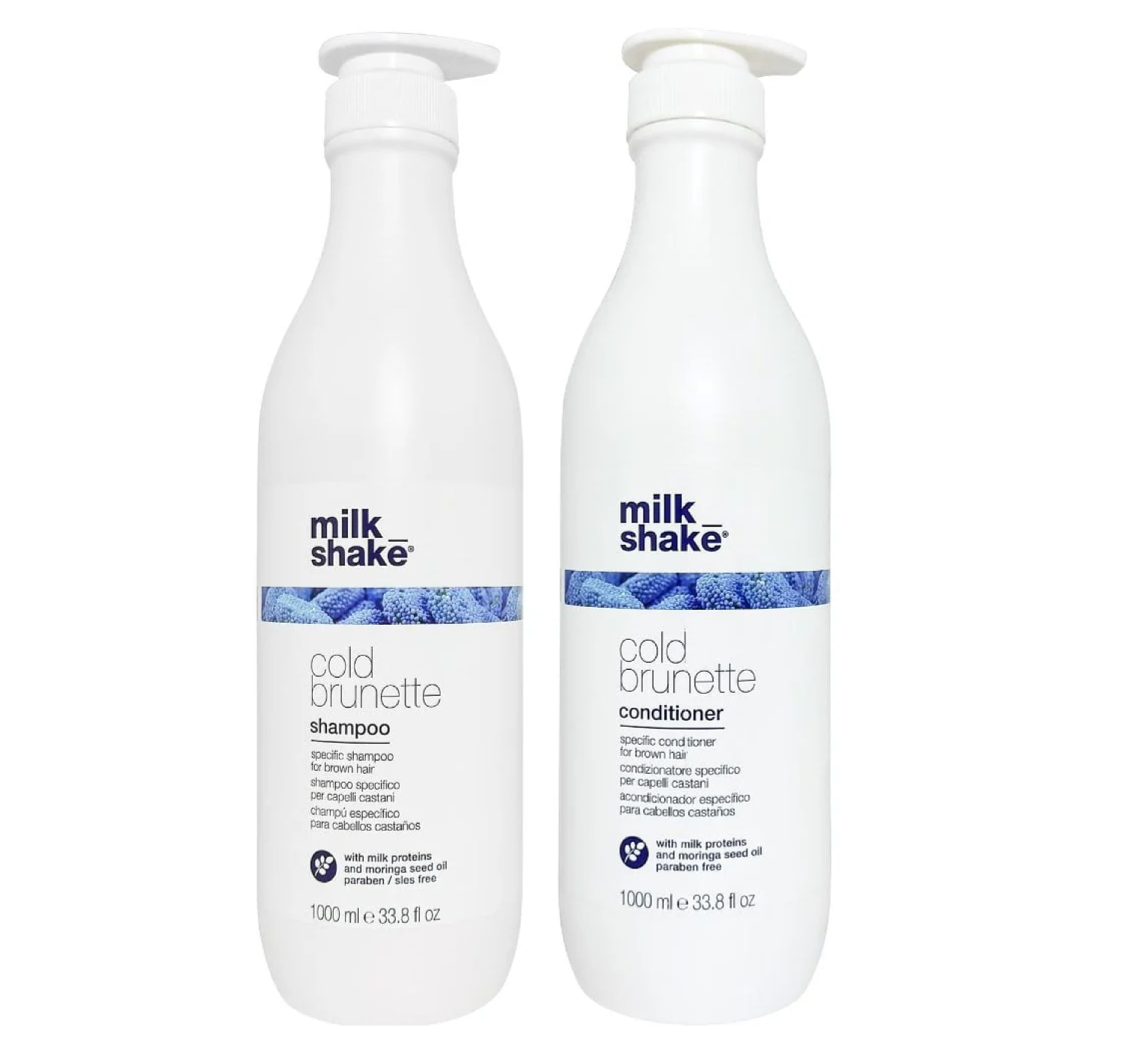 Milk Shake Cold Brunette Shampoo and Conditioner 1000ml