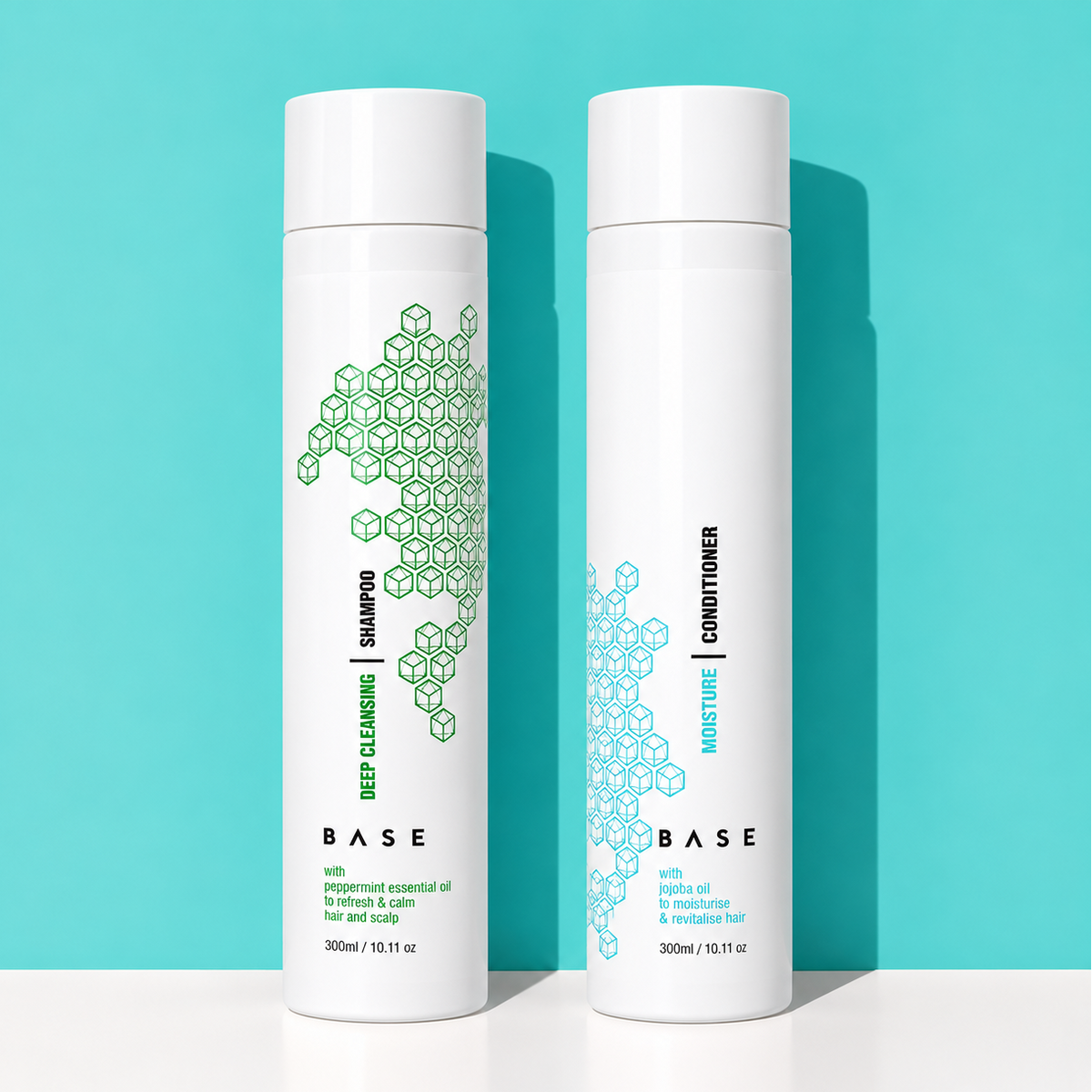 Base Deep Cleansing Shampoo and Moisture Shampoo 300ml