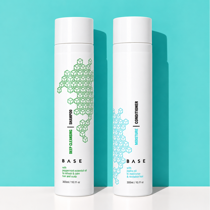 Base Deep Cleansing Shampoo and Moisture Shampoo 300ml