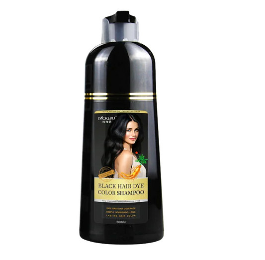 Mokeru Black Hair Dye Color Shampoo 500ml