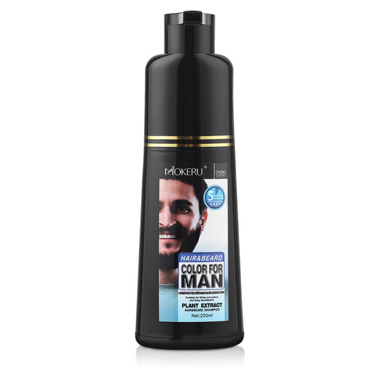 Mokeru Hair & Beard Color For Man Dye Shampoo 200ml