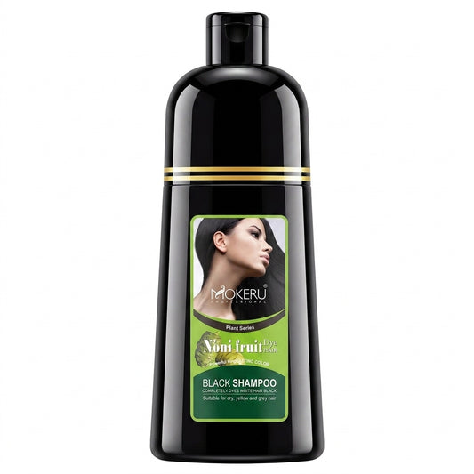 Mokeru Noni Fruit Black Hair Dye Shampoo 500ml