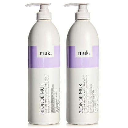 Muk Blonde 1 Minute Maintenance Treatment 1000ml (2pc)