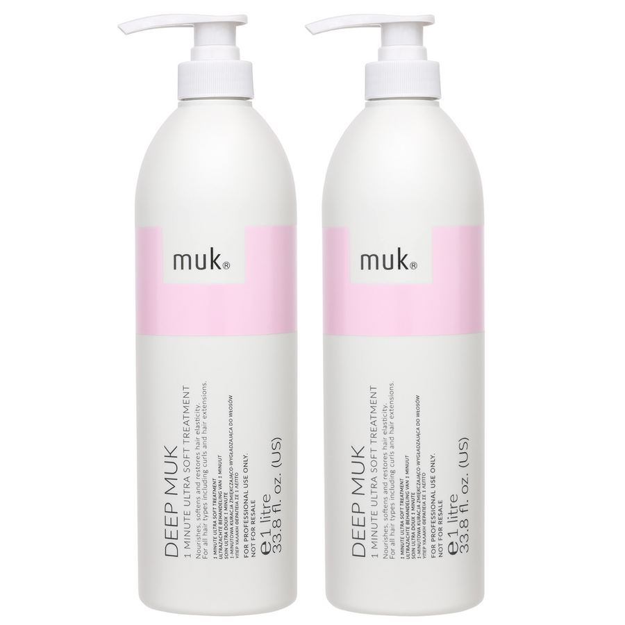 Muk Deep 1 Minute Ultra Soft Treatment 1000ml (2pc)