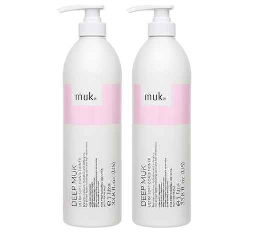 Muk Deep Ultra Soft Moisturising Conditioner 1000ml (2pc)
